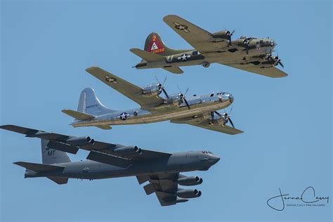 B 17 B 29 And B 52 Trio Photograph By Jennifer Casey Pixels