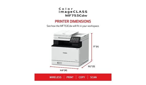 Canon Color imageCLASS MF753Cdw - multifunction printer - color ...