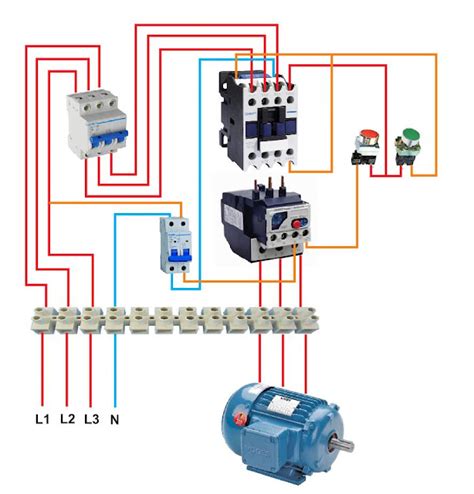 Electromecanica Arranque Directo De Un Motor Trifasico