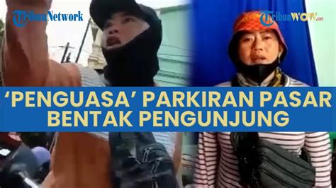 Viral Emak Emak Penguasa Parkiran Pasar Ilir Pasang Tarif Motor