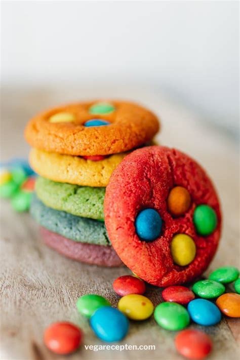 Rainbow Chocolate Chip Cookies Recipe Vega Recepten