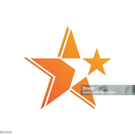 Desain Ilustrasi Vektor Template Ikon Bintang Ilustrasi Stok Unduh