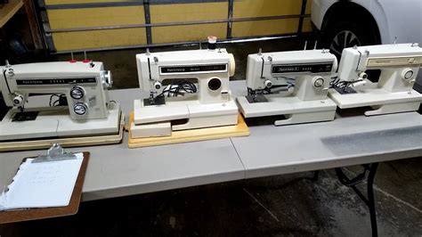 SEARS KENMORE 158 SERIES SEWING MACHINES PURCHASED 4 CONVERTIBLES TO