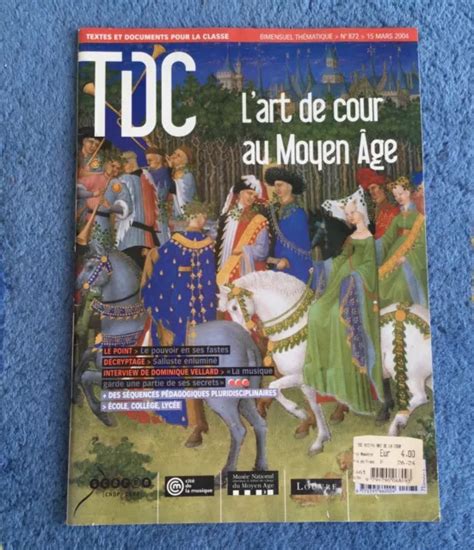 Tdc Textes Et Documents Pour La Classe N Lart De Cour Au