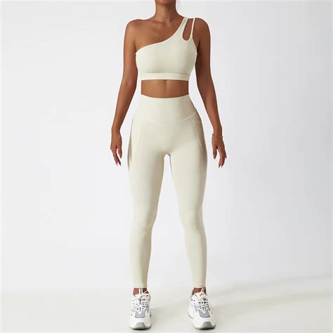 Ensemble De Yoga Sans Couture Pour Femmes Soutien Gorge De Sport Sexy