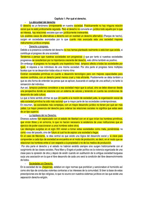 Capítulo 1 Resumen del primer capitulo del libro de Atienza 1 Por