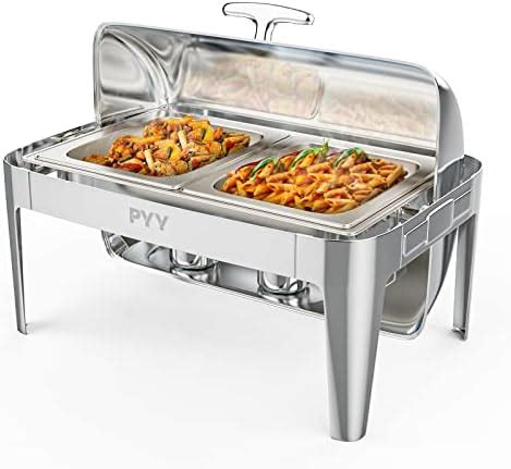 Amazon Pyy Roll Top Chafing Dish Buffet Set With Stainless Steel