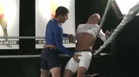 Two Gay Men Wrestling In Spandex Tights 1 на русском