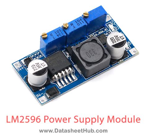 LM2596 DC DC Step Down CC CV Power Supply Module Datasheet Hub