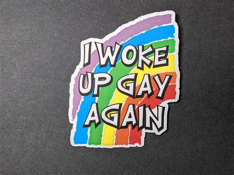 Gay Pride Lgbtq Rainbow Die Cut Vinyl Bubble Free Stickers Decorative