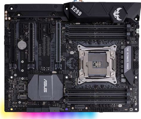 Asus Tuf X299 Mark 2 Atx Motherboard Lga 2066 Intel X299 Ddr4 Sata