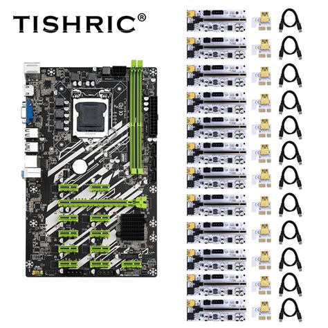 Tishric Placa Base De Miner A Btc B Ranura Para Cpu Lga Ddr