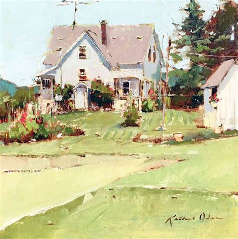 Kathie Odom Architecture Painting Landscape Paintings Landscape Art