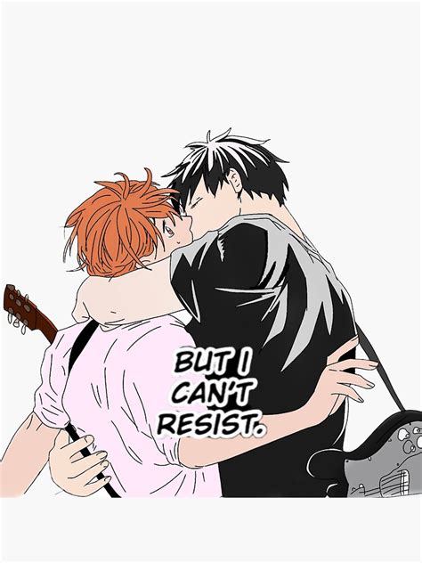 Given Ritsuka Uenoyama And Mafuyu Satō First Kiss Sticker For Sale By Jourdansilva Redbubble