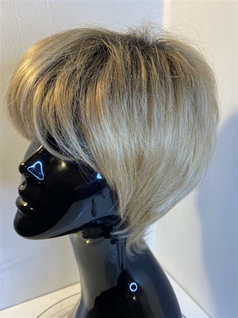 Rooted Short Blonde Wig Blss62 Wigbank