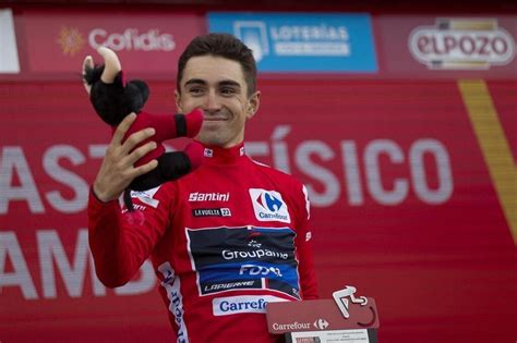 Vuelta Jusquo Peut Aller Lenny Martinez Avec Le Maillot Rouge