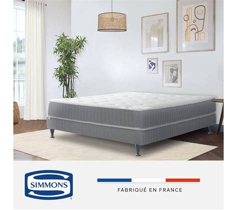 Matelas Ressort 160x200 cm Attirance Ressorts Ensachés Ferme H24 cm