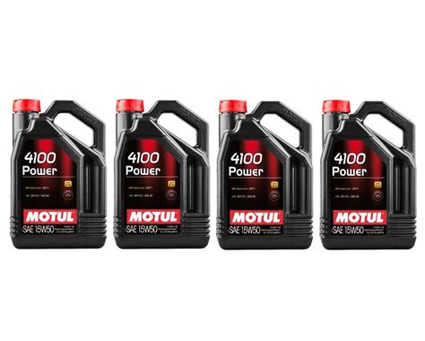 Motul Power W Liters Technosynthese Engine Motor Oil