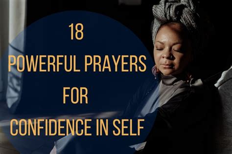 18 Powerful Prayers For Self Confidence Bible Verses Of The Day