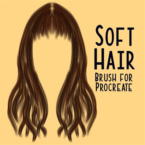 Free Soft Hair Brush for Procreate - LIBRIUM