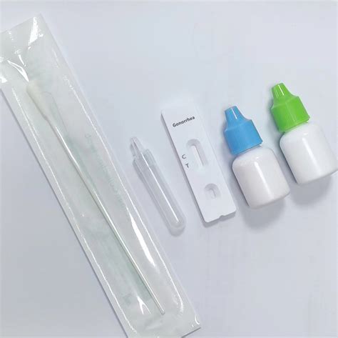 Gonorrhoea Chlamaydia Rapid Tests Combined Std Screen Test Kit Endocervical Canal Swab And