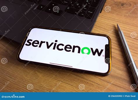 Konskie Poland September 17 2022 Servicenow Logo Displayed On