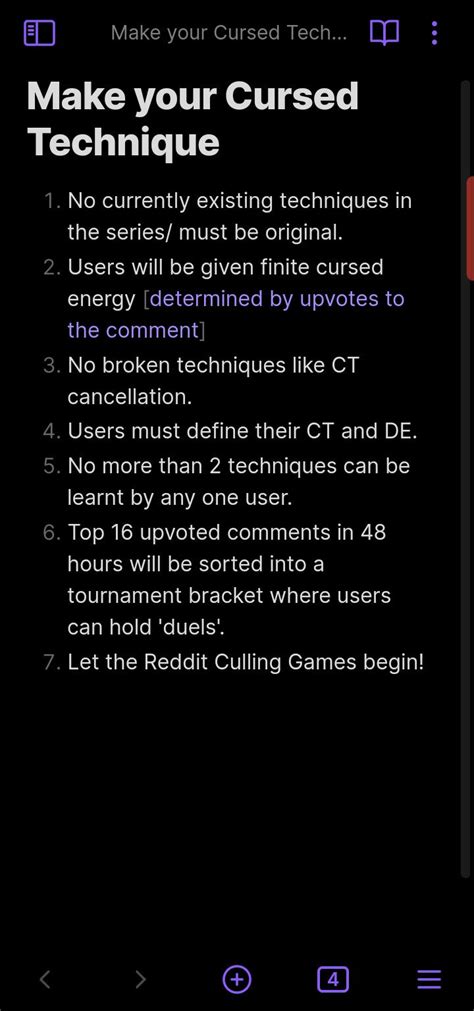 Create Your Own Cursed Technique And Participate In The Culling Games