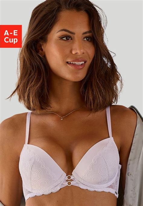 Lascana Push Up Bh Mit Sexy Bänderoptik Vorn Dessous