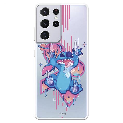 Offizielle Disney Stitch Graffiti Samsung Galaxy S21 Ultra Hülle Lilo