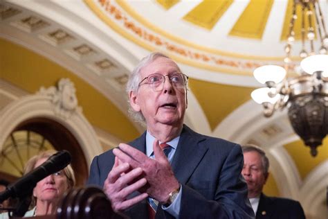 Mitch McConnell Claims He Is 'Fine' After Freezing Mid-Speech