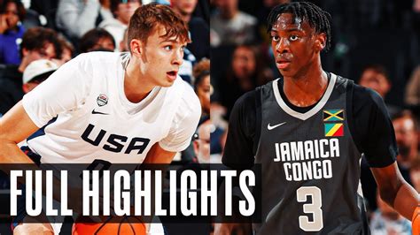 TEAM WORLD Vs TEAM USA 2024 Nike Hoop Summit Full Game Highlights