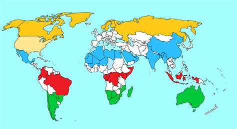 World Map Tropic Of Cancer