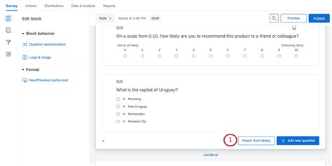 Pre Made Qualtrics Library Questions