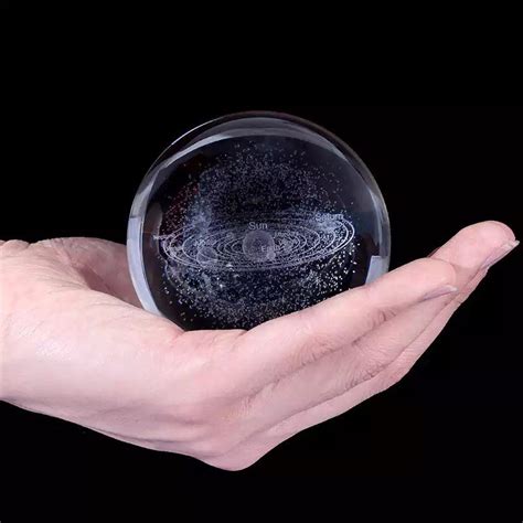 Solar System Glass Paperweights