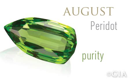 August Birthstone: Peridot