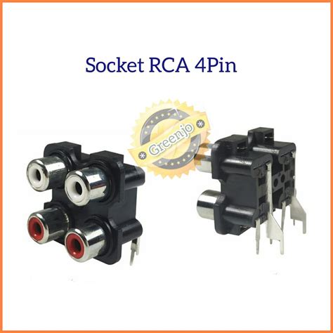 jual socket soket rca  pin  lubang bagus shopee indonesia