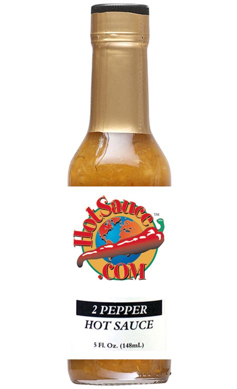 Private Label Hot Sauce Two Pepper Hot Sauce