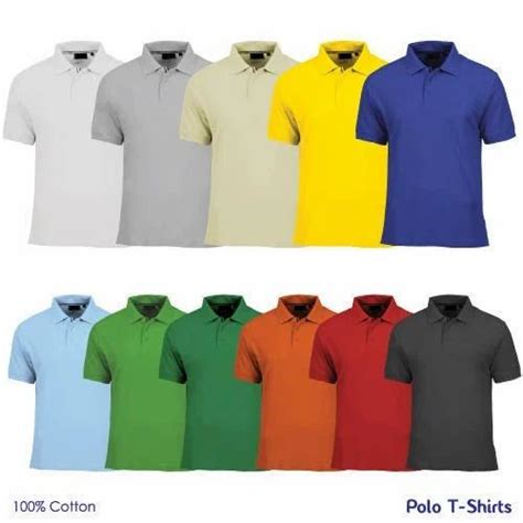 Cotton T Shirt Collar Neck Half Sleeves Plain At Rs 215 In New Delhi