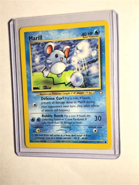 MARILL Neo Genesis Set 66 111 Common Pokemon Card Unlimited