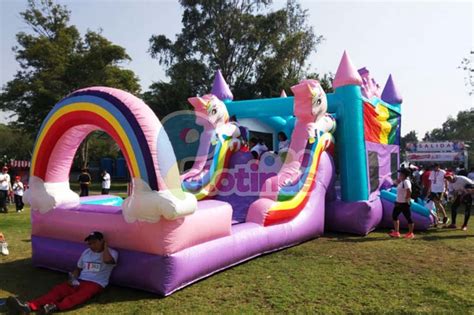 Renta De Inflable Unicornio Rosa Para Fiesta De Ni As Cdmx Pelotinas