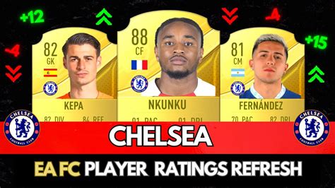 EA FC 24 BIGGEST CHELSEA RATING UPGRADES FIFA 24 Ft Nkunku