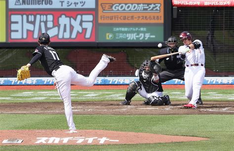 【楽天】昨季本塁打王の浅村栄斗が今季1号「久しぶりにいい感触で打てた」59打席目で朗希撃ち プロ野球写真ニュース 日刊スポーツ