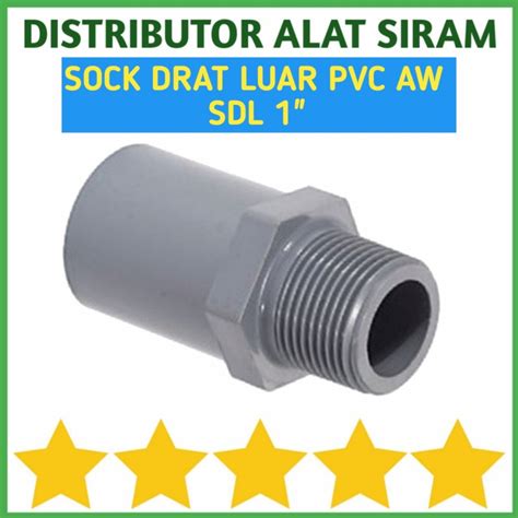 Sock Drat Luar Inch Pvc Aw Sdl Socket Pipa Rucika Power Sprinkler