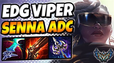 Senna Vs Draven ADC EDG Viper Patch 12 10 Korea Challenger YouTube