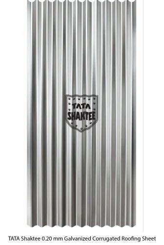 Tata Shaktee Mm Galvanized Corrugated Roofing Sheet At Rs