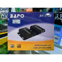 Jual HDMI Extender Via UTP 60 Meter BAFO KVM BF 372E Jakarta Pusat