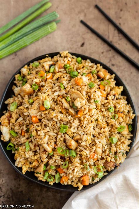 Blackstone Chicken Fried Rice