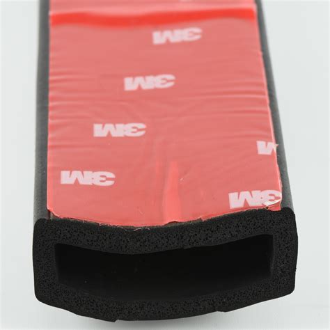 EPDM Rubber Seal Strip With Adhesive Back In OEM Design Strip And