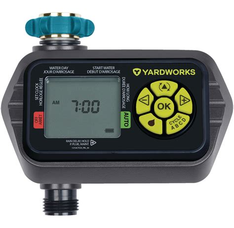 Minuterie Darrosage Num Rique Programmable Yardworks Dry Seal Zone