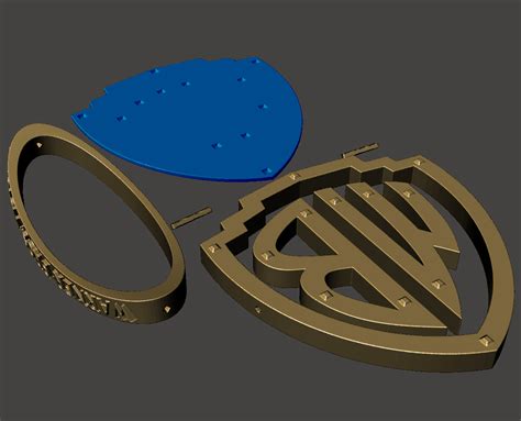 STL file Warner Bros Logo 🎦 ・3D printable model to download・Cults